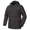 Mäns jackor Refire Gear M-65 Militär taktisk fältjacka Men Autumn Waterproof Windbreaker MD-långa fickor Flight Hoodie Army Coat