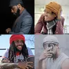 Beanie Skull Caps Pullover Turban For Men Vintage Head Wraps Stretch Modal and Satin Scarf Tie Hair 231118
