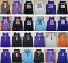 Valley City Kevin Durant Basketball Jersey 35 zarobił Devin Booker 1 Bradley Beal 3 All Ed Oddychający oświadczenie dla fanów sportu zespół Black White Purple Men Sale