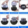 Фамбовые оттенки Bluetooth Starry Sky Night Light Planet Magic Proctor Universe светодиодная лампа красочная вращающаяся мигая Star Kids Baby Great Gift 230418