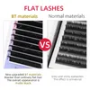 ellipse flat False Eyelash Extension natural soft Split-tips flat lash extension ellipse individual Faux Mink Flat Lashes Makeup Tools AccessoriesFalse