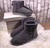 Classic Mini women snow boots hot sell 5854 Ankle Sheepskin keep warm boot with card dustbag beautiful gifts