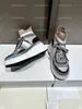 Scarpe firmate Donna Nama Wedge sneakers di lusso Piattaforma inferiore Mid Frenulo a testa tonda Life sneakers moda mesh Scarpe casual in lana Taglia 35-40