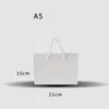 Sublimation Gift Wrap White Paper Bags with Handles Gift Shopping Merchandise Retail Party Bulk Box