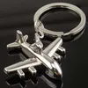 Creative Mini Air Plane Metal Alloy Keychains Keyring Christmas Birthday Wedding Party Gift Favor 3D Pendant