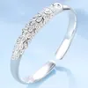 Bangle 925 sterling zilveren elegante Pauw openingsscherm armband Bangles voor dames fashion party bruiloft Accessoires sieraden cadeau 231118