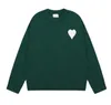 Maglione Plam da uomo classico Ricamo stile parigi causale Maglioni oversize Macaron lavorato a maglia con stampa di lettere tinta unita collo di corvo moda mantenere caldo pullover lungo lettera