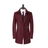 Misturas de lã masculina chegada moda masculina obeso de alta qualidade casaco de lã casual casaco masculino inverno plus size S - 4XL 5XL 6XL 7XL 8XL 9XL 231117