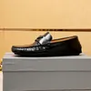 Sapatos sociais masculinos novos luxuosos mocassins salto baixo gomminó condução festa escritório carreira com logotipo tamanho 38-45