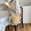 Duffel Bags Summer Straw Woven Women 'S Pouches 2023 Trendy Fashion Chain Versatile Ins Messenger Bag Internet Famous Hat