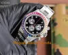 9 Styles Rainbow Watch ETA7750 Timing Movement Automatiska mekaniska herrklockor 40mm 904L toppkvalitet Sapphire Ceramic Ring Real Photo Rubber Rose Gold Watch