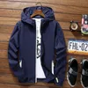 Men's Jackets Arrival Men Waterproof Wind Breaker Coat Zipper Hoodie Jacket Quick Drying Sport Outwear Jaqueta Masculina Trench Coats 231118