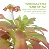 装飾的な花10 PCSデスクトップ装飾ルームアクセサリー鉢植えの植物供給ホームサプライ人工シミュレーション多肉植物