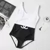 Womens Women Designer Swimwear Summer Beach Casual Letter Printed Swimsuit Set
