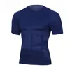 Men's Suits 2023 B878 T-shirt Body Shaper Corrigerende Houding Shirt Afslanken Riem Buik Vetverbranding Compressie Corset