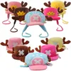 Kawaii Japanese Anime One Piece Plüschtiere Cosplay Tony Chopper Plüsch-Baumwollmütze warme Wintermütze Cartoon-Mütze für Kindergeschenk