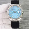 Luxury Męski zegarek Wysokiej jakości luksusowe zegarek podwójny spin niebo 42 mm automatyczny ruch mechaniczny 904L zegarek ze stali nierdzewnej Sapphire z pudełkiem