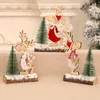Decorazioni natalizie 1 pezzo di legno di cedro ornamenti per l'albero Centro commerciale Finestra Piccola decorazione per la casa 231117