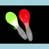 Noise Maker Light Up Maracas Party Led Glowing Shaker Shakers Flash Colors Toys Christmas Easter Halloween Concert Club Atmosphere D Dhzkh