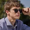 サングラスCaponi Oval Men's Sunglasses Photochromic偏光サングラスマン用サンググラスUVレイスーパーライトスモールサイズ眼鏡BS520 Q231120