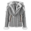 Men's Designer Faux Leather Jackets Integrated Winter Warm Camouflage Mens Winter Big Fur Coats Jacket Hooded Warm Coat