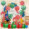 Kerstdecoraties 9PCS Kerstcadeau Ballonnen Set Kerst Feestartikelen Ballon Voor Vrolijk Kerstfeest Kamer Decoraiotns 2024 Huisjaar Decors 231117