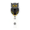 10 Pcs/Lot Fashion Key Rings Office Supply Owl Ambulance Acrylic Badge Holder For Healthcare Worker Accessories
