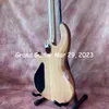 Custom Mark1 G-WA Style Neck Throu Basse de guitare électrique avec micro passif de couleur naturelle