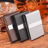 Smoking Pipe Ultra thin control cigarette pack of 7, leather cigarette pack, men's thick cigarette storage box