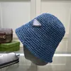 Hut und Farbe Pradda Eimer Hüte Männer Prad Frauen Sommer Mode Metall E Cap Marke Designer V1EB