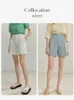 Shorts femininos fsle traje de verão shorts feminino design sensor uma linha alta cintura alta esbelta perna larga perna casual cargo calças fêmeas 230418