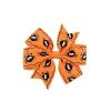 Baby Girls 3 Inch Ghost Pumpkin Halloween Grosgrain Ribbon Bows with Clip Pinwheel Hair Clips Hairpin