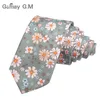 Ties Cotton Cotton for Men Fashion Causal Floral Print Ties Corbatas Skinny Mens Suit Wedding Party Gravata 230418