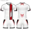 Collectable Original Jerseys Soccer Set Wear Design Anpassade ungdomsfotbollsuniformer Sublimation Team Club Tracksuit Shirt Football Jerseys Q231118