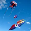 Kite Accessories 9KM 3m Squid Kite Line Laundry Pendant Soft Inflatable Show Kite for Kite Festival Best 30D Ripstop Nylon Fabric with BagL231118