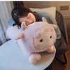 Animali Agnello Peluche La Ragazza Dorme A Lungo Grande Dollon Letto Cuscino Ragazza Bambola Pecora con Abbracci Decorazione Regalo 39 pollici 100 cm DY10166