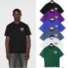 Vêtements de mode de créateurs T-shirts de luxe pour hommes T-shirts occasionnels la version correcte de 2023 Année du lapin Nouvel Amires Drip Splashed Ink imprimé col rond à manches courtes pour hommes Wo