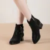 Sneakers Highend Autumn Fashion Boots Premium Microfiber S Large Size Winter Women's Black Shoes Trendy 231117