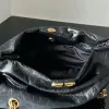 Mônaco senhora luxo preto designer totes sling sacos de alta qualidade couro genuíno das mulheres clássico corrente embreagem saco bolsas axilas cruz corpo carteiras bolsa ombro