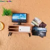 Kitchens Play Food 1PC Simulation Miniature Furniture Dollhouse Living Room Decoration Television TV Kid Gift 230417