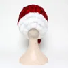 BeanieSkull Caps Kerstmuts Mode Breien 100 Natuurlijke Real Rex Konijnenbont Cap Sneeuwpop Kerstman de Kerstcadeau 231117