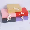 Gift Wrap 24.5X20X7Cm Large Box Cosmetic Bottle Scarf Clothing Packaging Color Paper With Ribbon Underwear Packing Lx1792 Drop Deliv Dhmtf