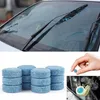 Uppgradera 10st/20st Solid Cleaner Car Edervescent tabletter vindruta renare glas toalett rengöring vattensprayrengöring biltillbehör