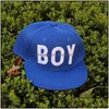 Bola Caps Bola Caps Crianças Flatbill Chapéus Meninas Meninos Snapback Parentchild Trucker Hat Flat Brim Cap Ajustável Preto Vermelho Azul 3562 Q2 Dhbpx