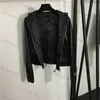 Veste en cuir de rue manteaux de moto pour femmes veste noire à capuche à la mode Trench-Coat Cool pour fille