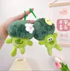 キーチェーンバッグペンダント、野菜ブロッコリーペンダント、クリエイティブプラッシュドール