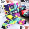 Abbigliamento per cani Inverno Pet Puppy Clothes Moda Camo Stampato Piccolo cappotto Giacca di cotone caldo Abiti Tuta da sci per cani Gatti Costume Drop Dhvmw