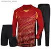 Collectable Adult Professional Goalkeeper Soccer Jersey Set Sponge Protection Goalie Football Uniform Goaltender Shirt Pants Or Shorts GK Q231118