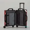 custodia per bagagli in alluminio borsa da viaggio di design valigie Moda Luxurys Uomo Donna Lettere Borsa Spinner Bagagli universali con ruote Borsoni