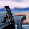 Ny Universal Car Phone Holder Dashboard Clip Mount Auto GPS Mobiltelefonfästet Support 360 Rotation för iPhone Xiaomi Samsung